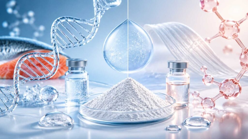 Technical comparison between PDRN powder and PN ingredients