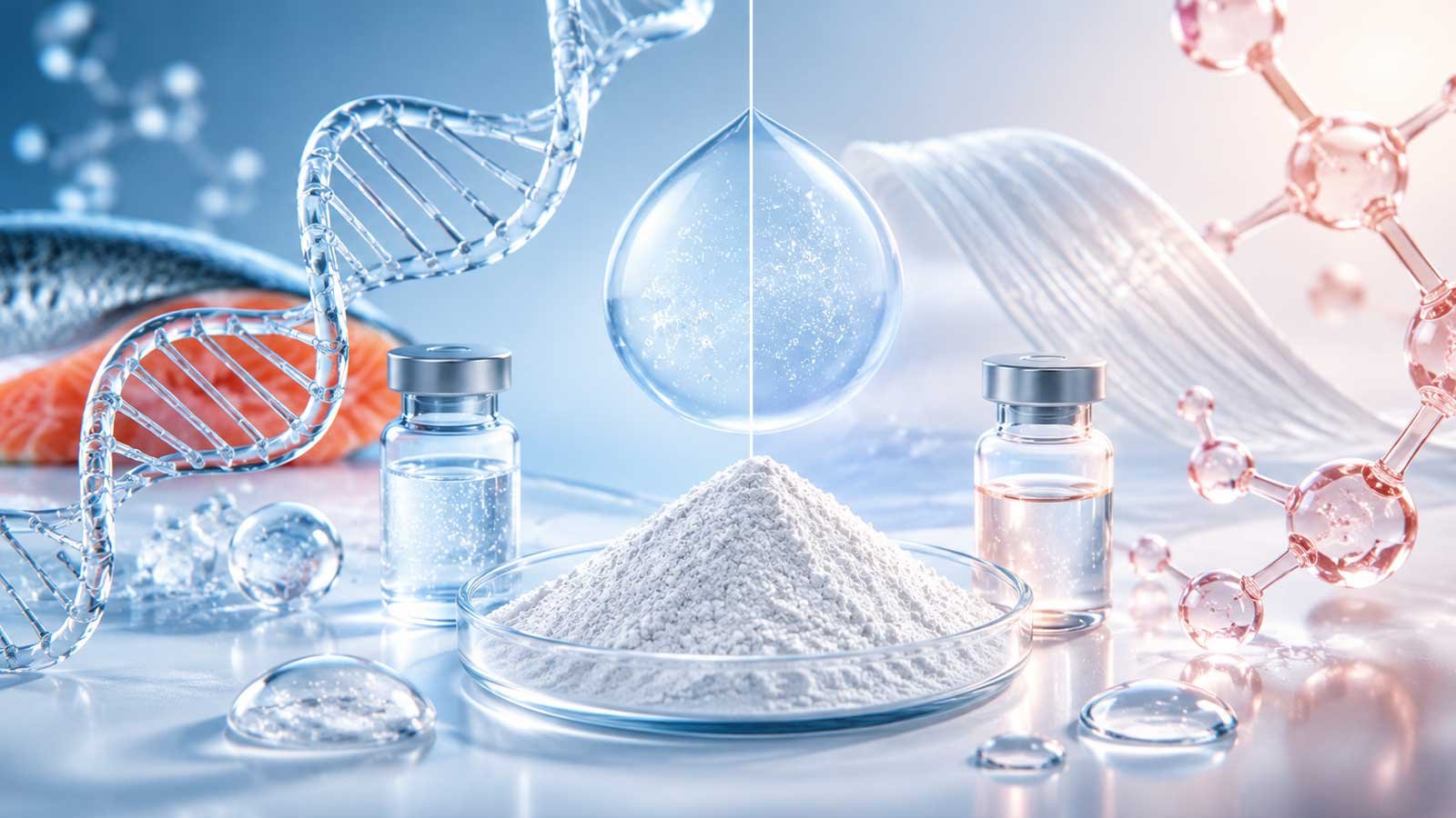 Technical comparison between PDRN powder and PN ingredients