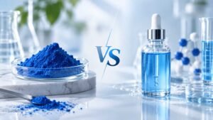 Copper Tripeptide-1 powder vs solution comparison