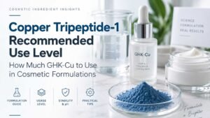 Copper Tripeptide-1 recommended use level for cosmetic formulations
