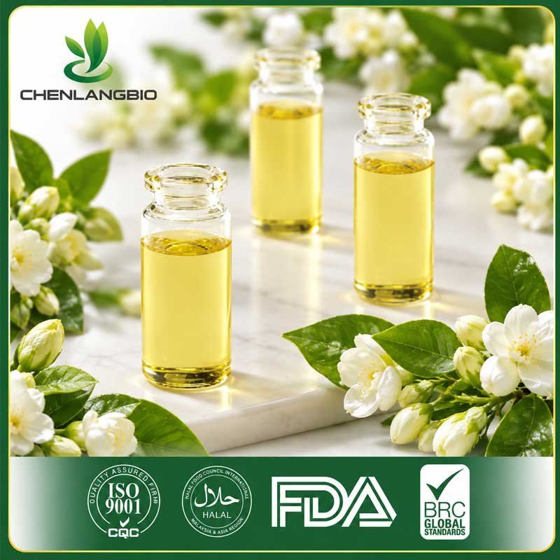 Jasmine essential oil supplier offering natural Jasminum sambac flower oil